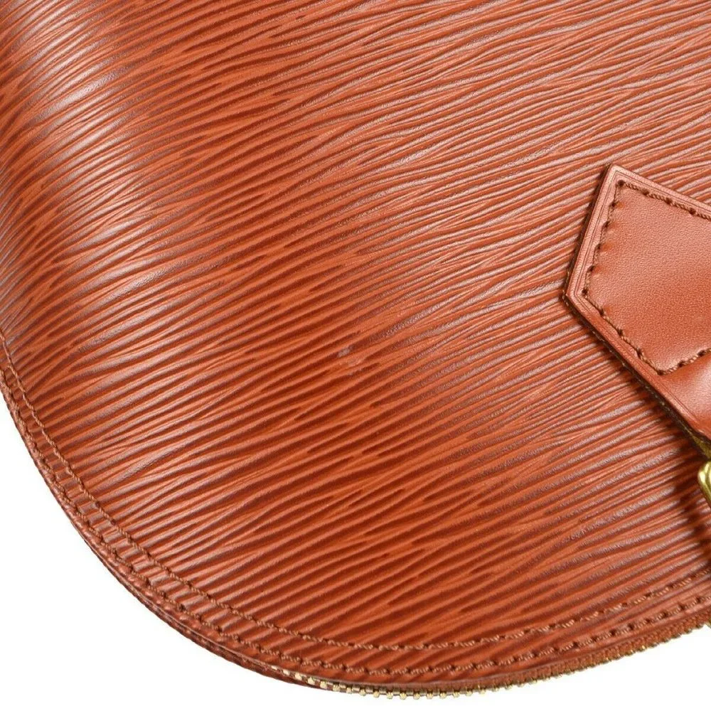 Louis Vuitton Alma Handbag Purse Brown